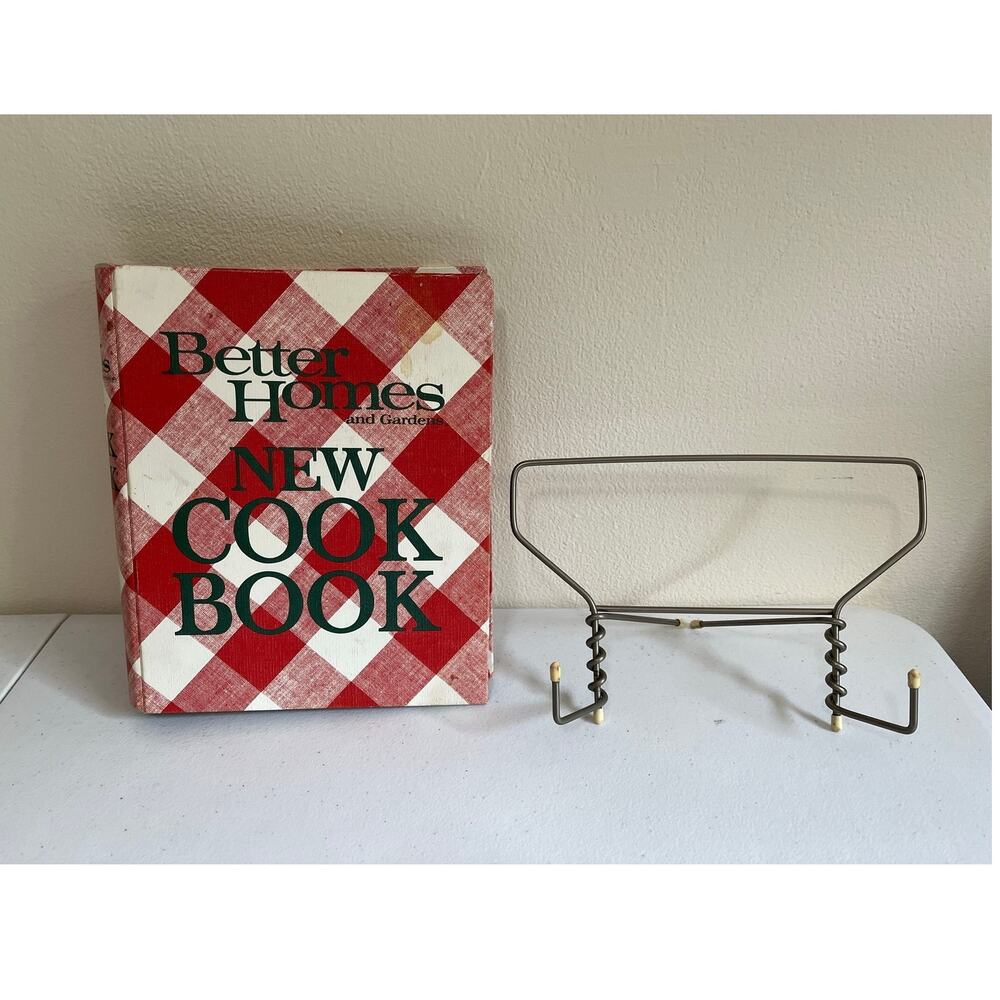 Vintage Better Homes and Gardens New Cook Book 1973 Red Plaid Binder Cookbook